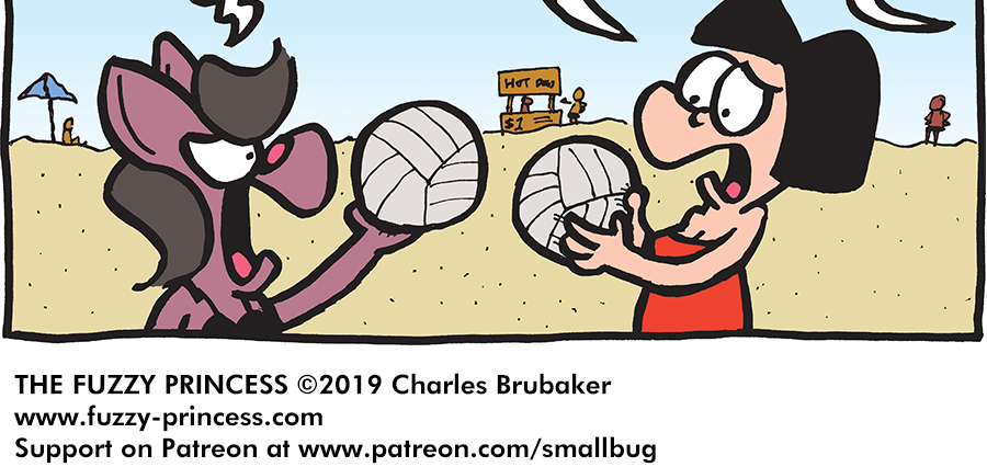 The Fuzzy Princess - Episode 466, Page 1: 2019-09-09-Felicia's Sunny Days